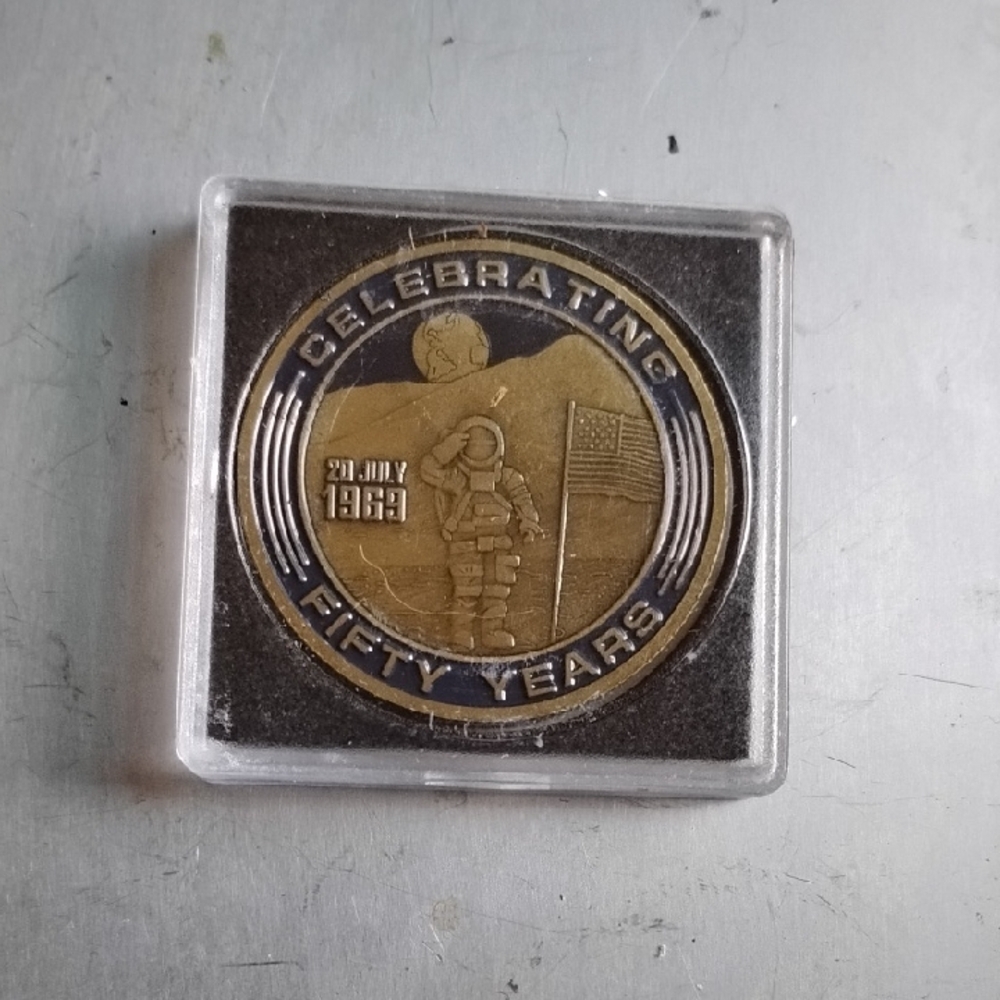 Astronaut Mint Cased 50th Year Apollo 11  Coin